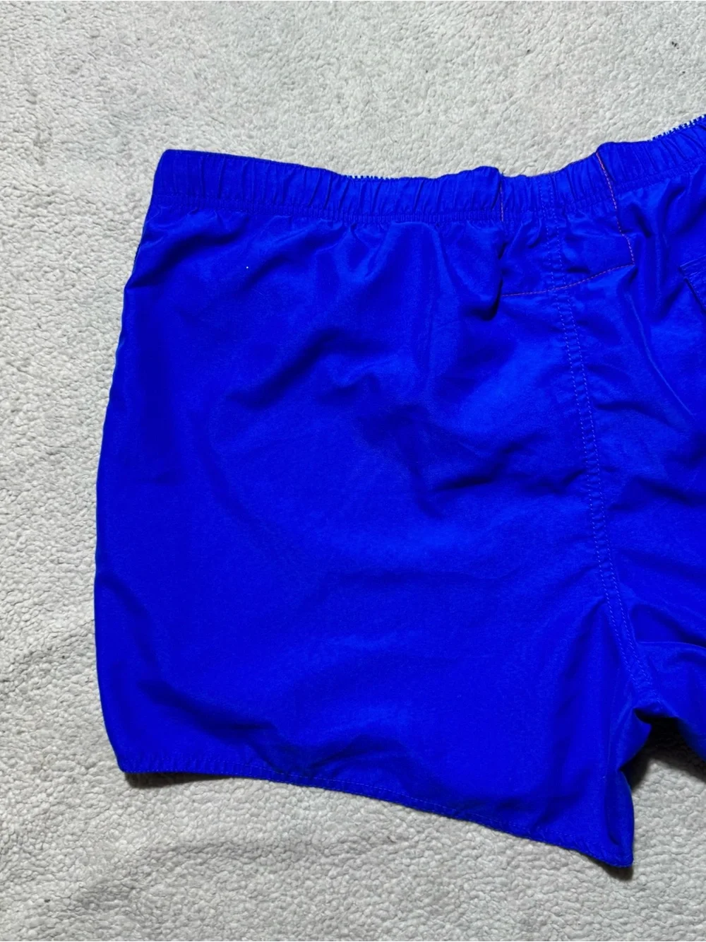 Ted Baker Swim Trunks Mens 6 (2XL) Blue Brief Lined Shorts Drawstring Meas 40x4